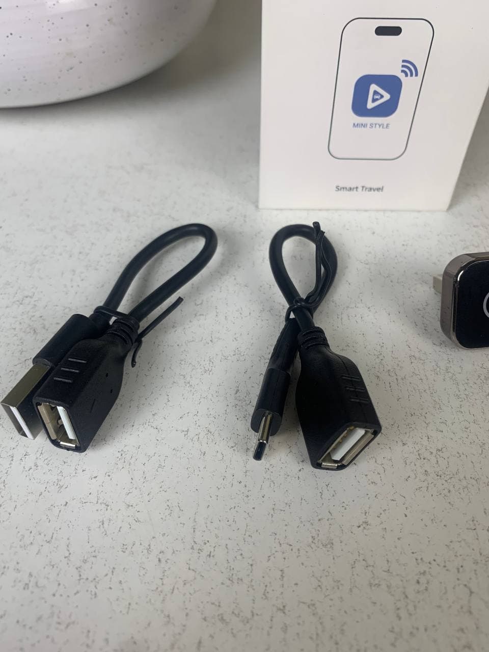 Adaptateur Sans Fil CarPlay et Android Auto pour Voitures - محول السيارة الذكي 2 في 1 - Accessoires Auto/Moto - صورة حقيقية 23