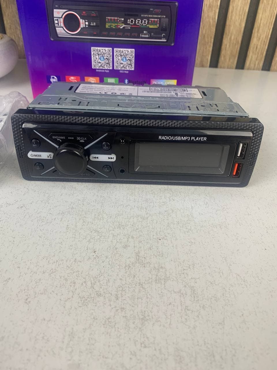 Autoradio MP3 Multimedia Player 1 DIN Bluetooth - جهاز راديو ومشغل وسائط السيارات مزود ببلوتوث - Accessoires Auto/Moto - صورة حقيقية 16