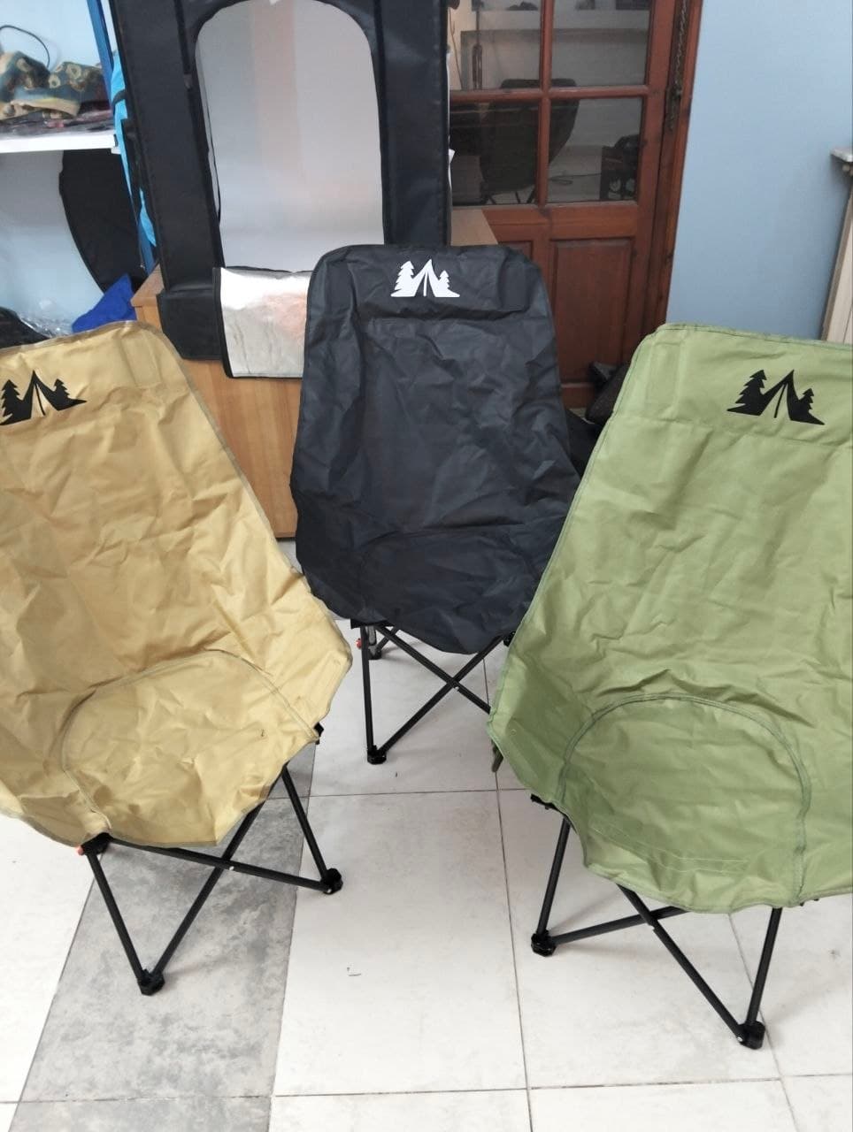 Chaise de Camping Pliante avec Dossier Réglable - كرسي تخييم بظهر عالي مريح قابل لتمديد - Vacance & Loisir - صورة حقيقية 17