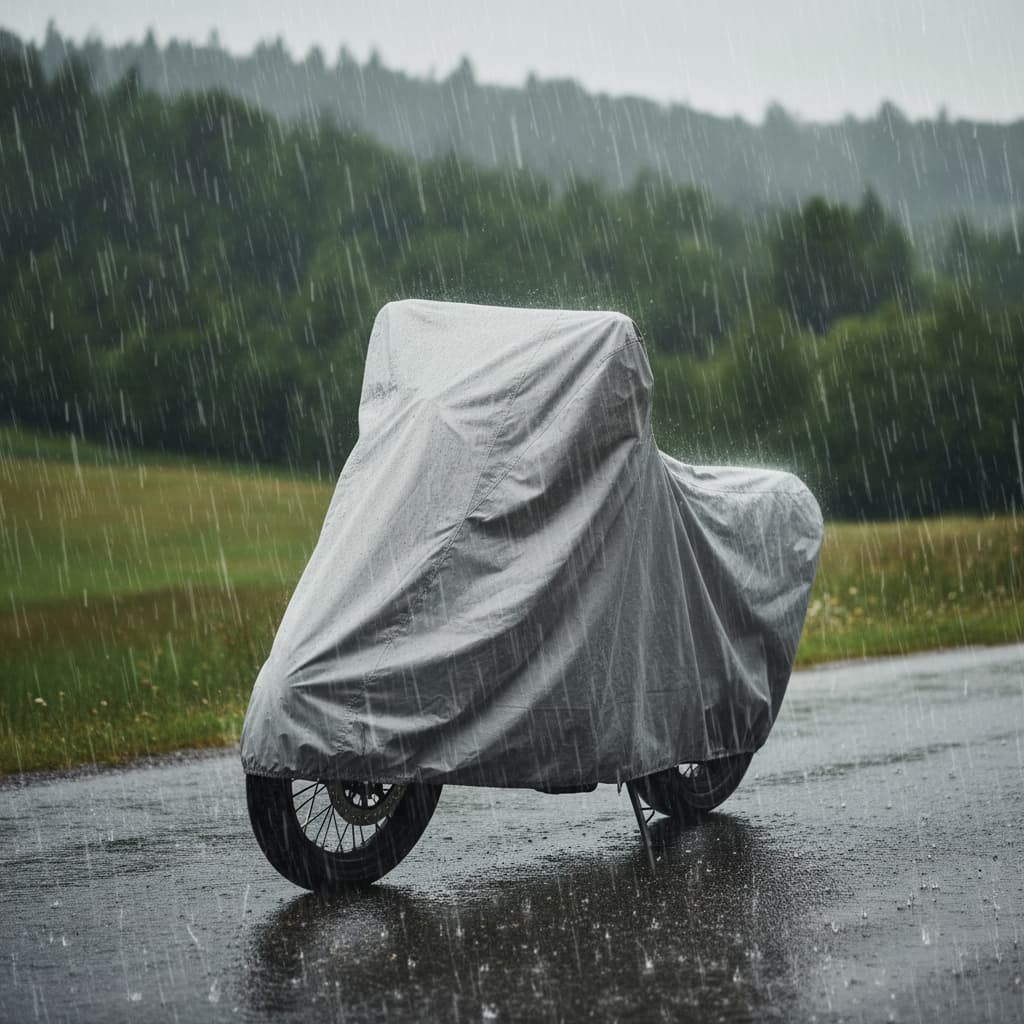 Housse de Moto Ultra Légère Taille Extensible Standard V2 - غطاء دراجة نارية احترافي قابل للتمدد - Accessoires Auto/Moto - صورة 5