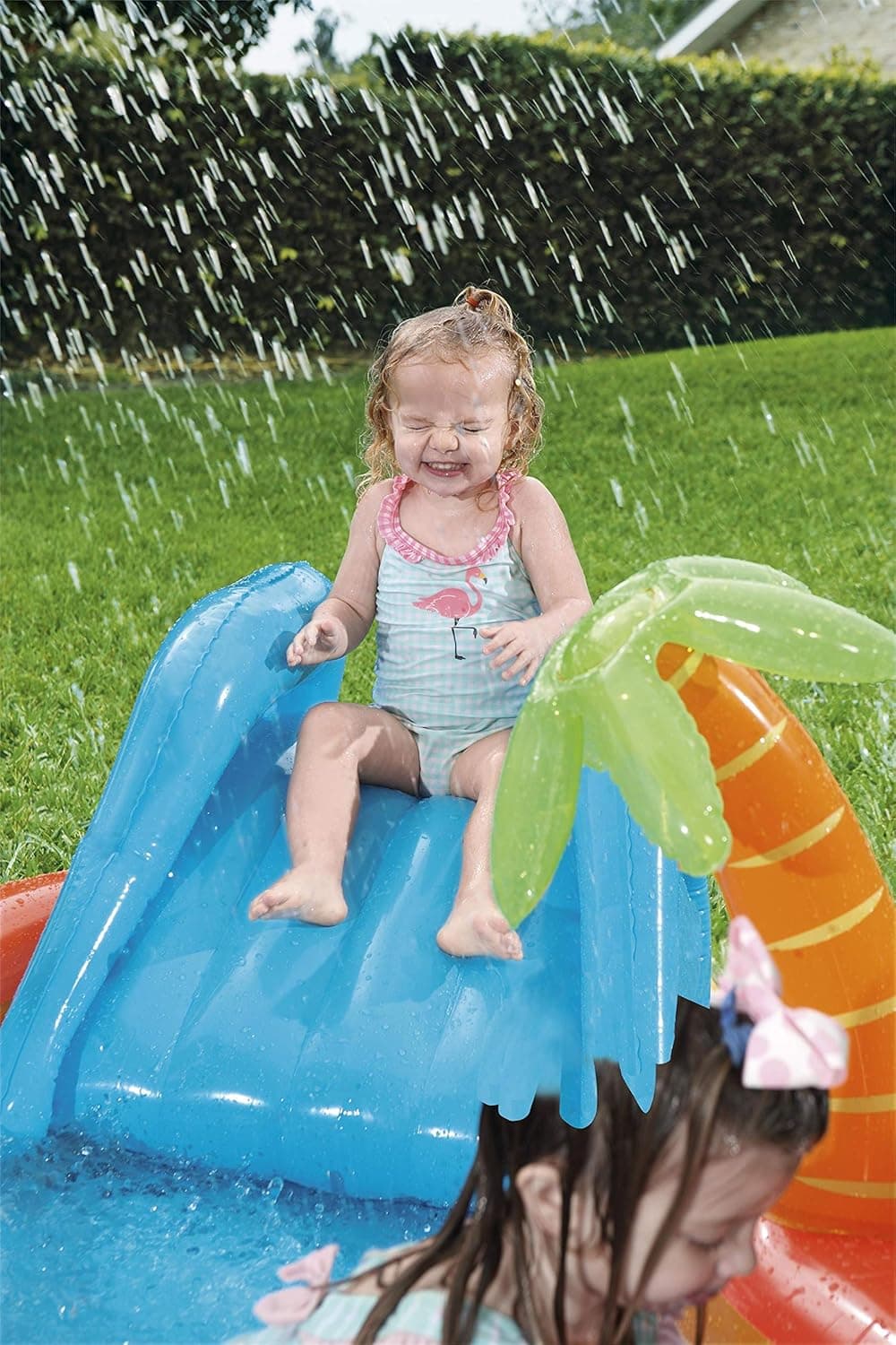 Air de Jeux Gonflable Bestway 53069 Lava Lagoon Toboggan Amovible et Fontaine à Eau - مركز الألعاب المائي المتكامل للأطفال - Vacance & Loisir - صورة 7