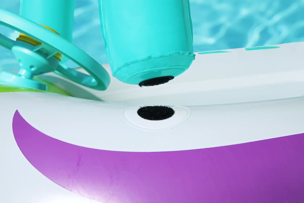 Bateau Gonflable pour Enfants Bestway Space Splash avec Pare-Soleil UV Amovible - قارب أطفال منفوخ بتصميم مركبة فضائية ومقود تفاعلي - Vacance & Loisir - صورة 4