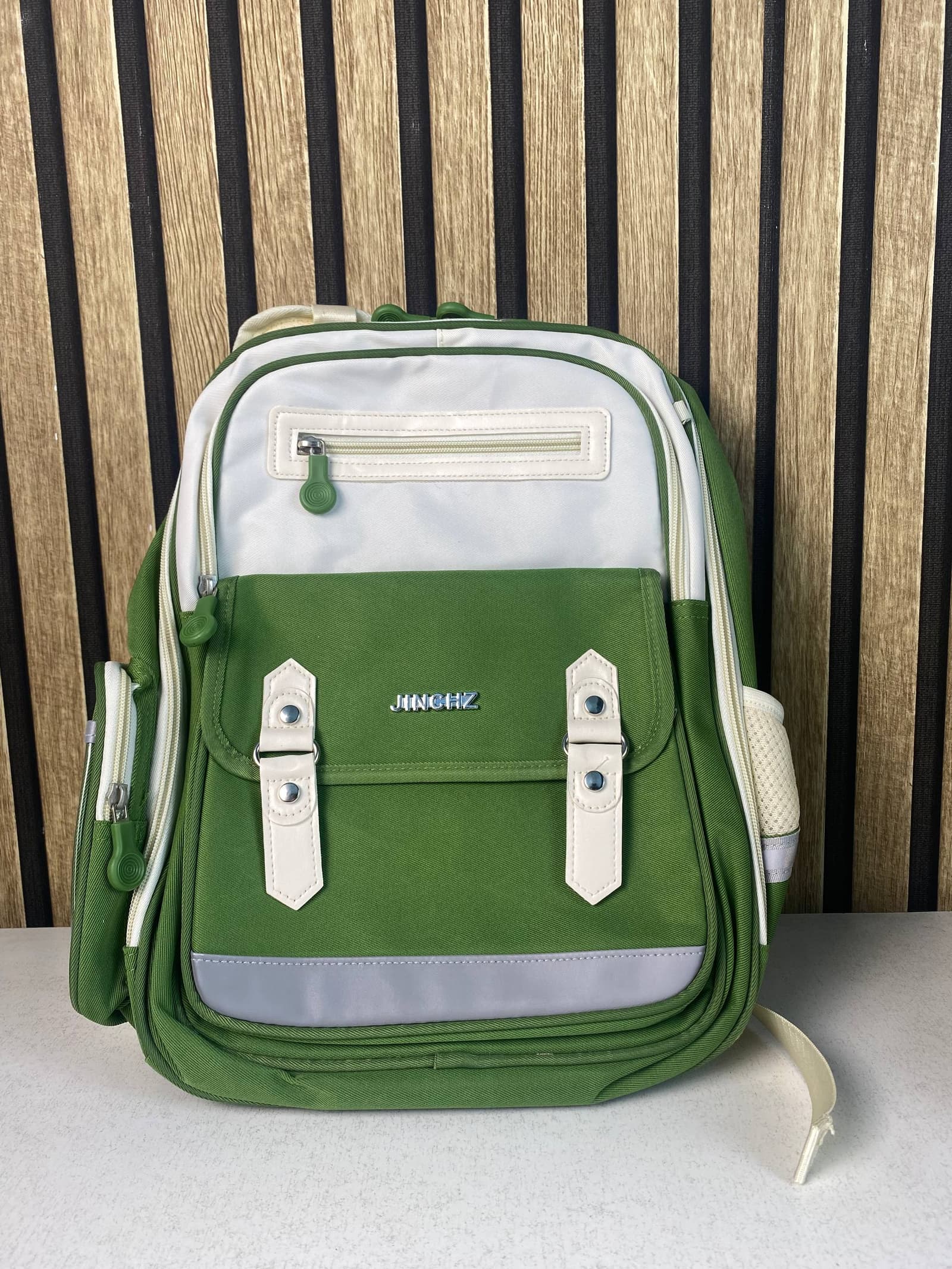 Sac à Dos Scolaire Style Kawaii Grand Volume Tissu Imperméable Vert SACKDS08VT - حقيبة مدرسية بتصميم كاوايي - Sac à dos et Mode - صورة حقيقية 2