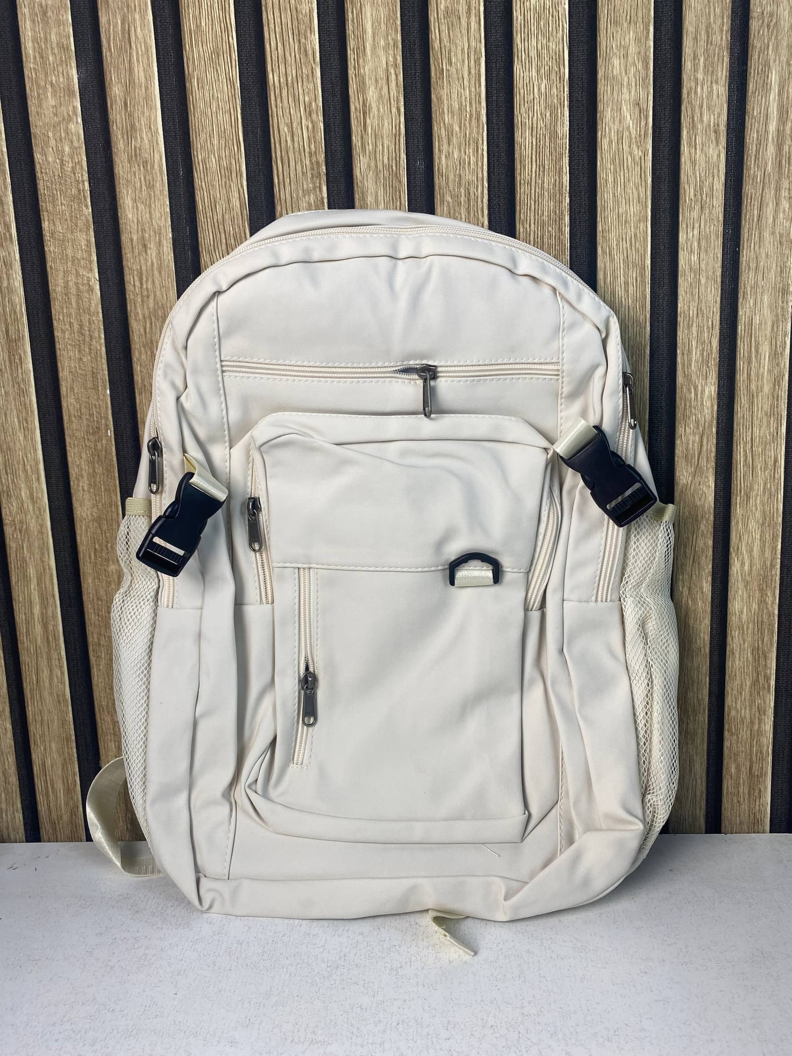 Sacs à dos Scolaire Style Décontracté Beige SACKDS05BG - حقيبة ظهر مدرسية - Sac à dos et Mode - صورة حقيقية 2