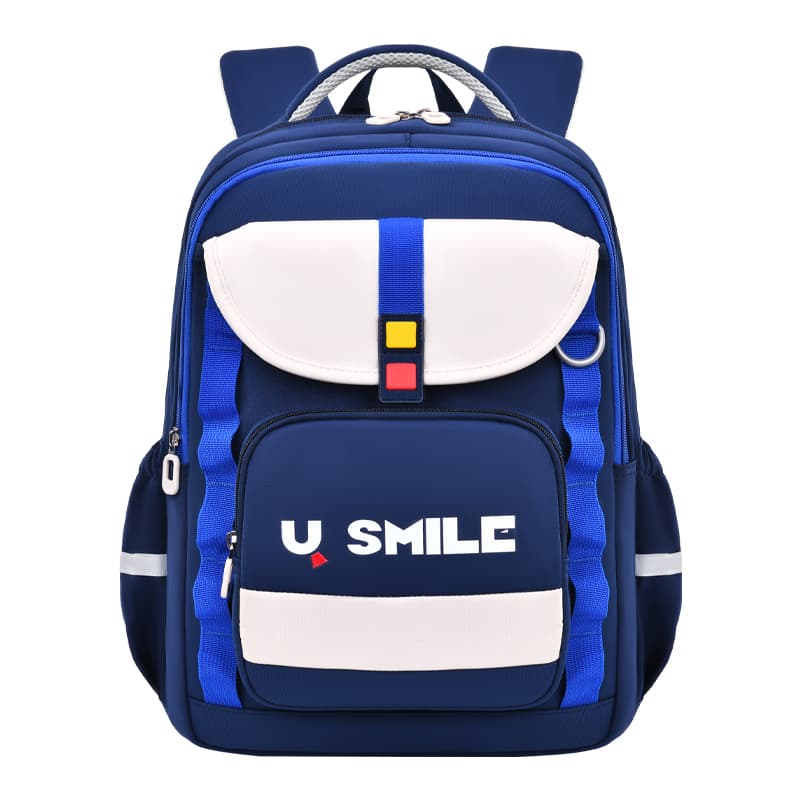 Sac à Dos Scolaire pour Enfnats U-Smile Bleu et Blanc SACKDS09BB - حقيبة مدرسية للأطفال - Sac à dos et Mode - صورة 1