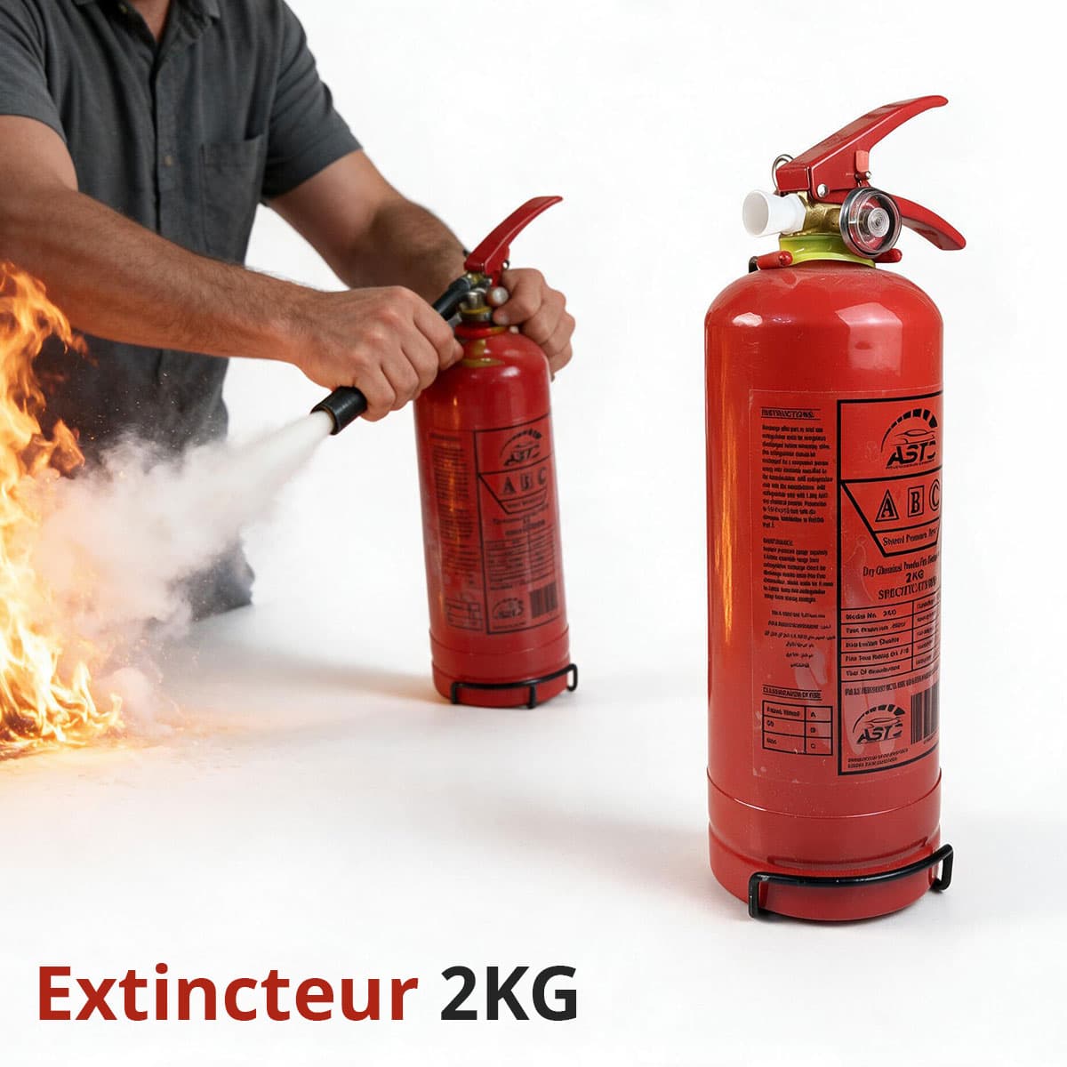 Extincteur Fire Stop 2kg -مطفأة حريق - Accessoires Auto/Moto - صورة 1