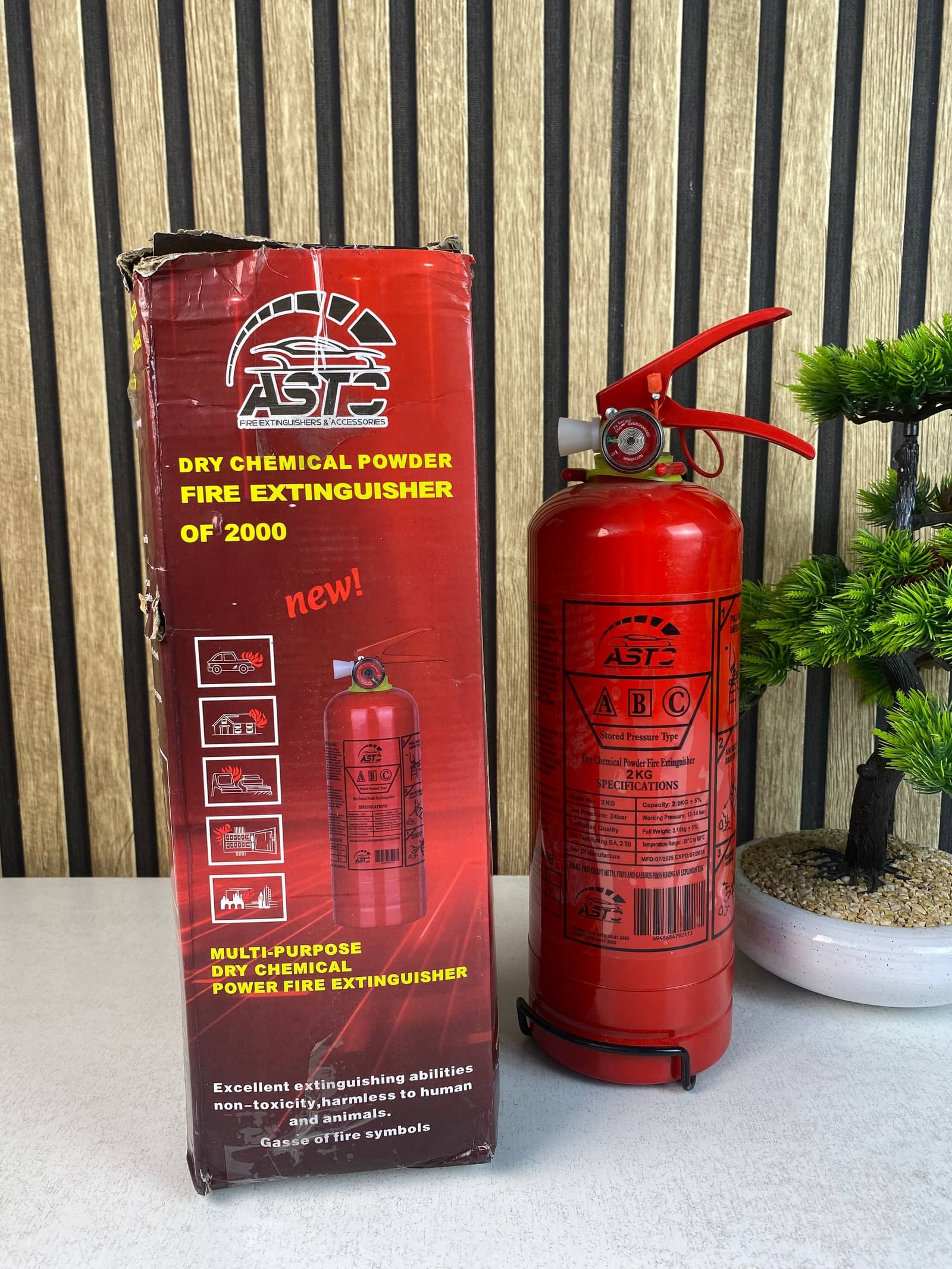 Extincteur Fire Stop 2kg -مطفأة حريق - Accessoires Auto/Moto - صورة حقيقية 3