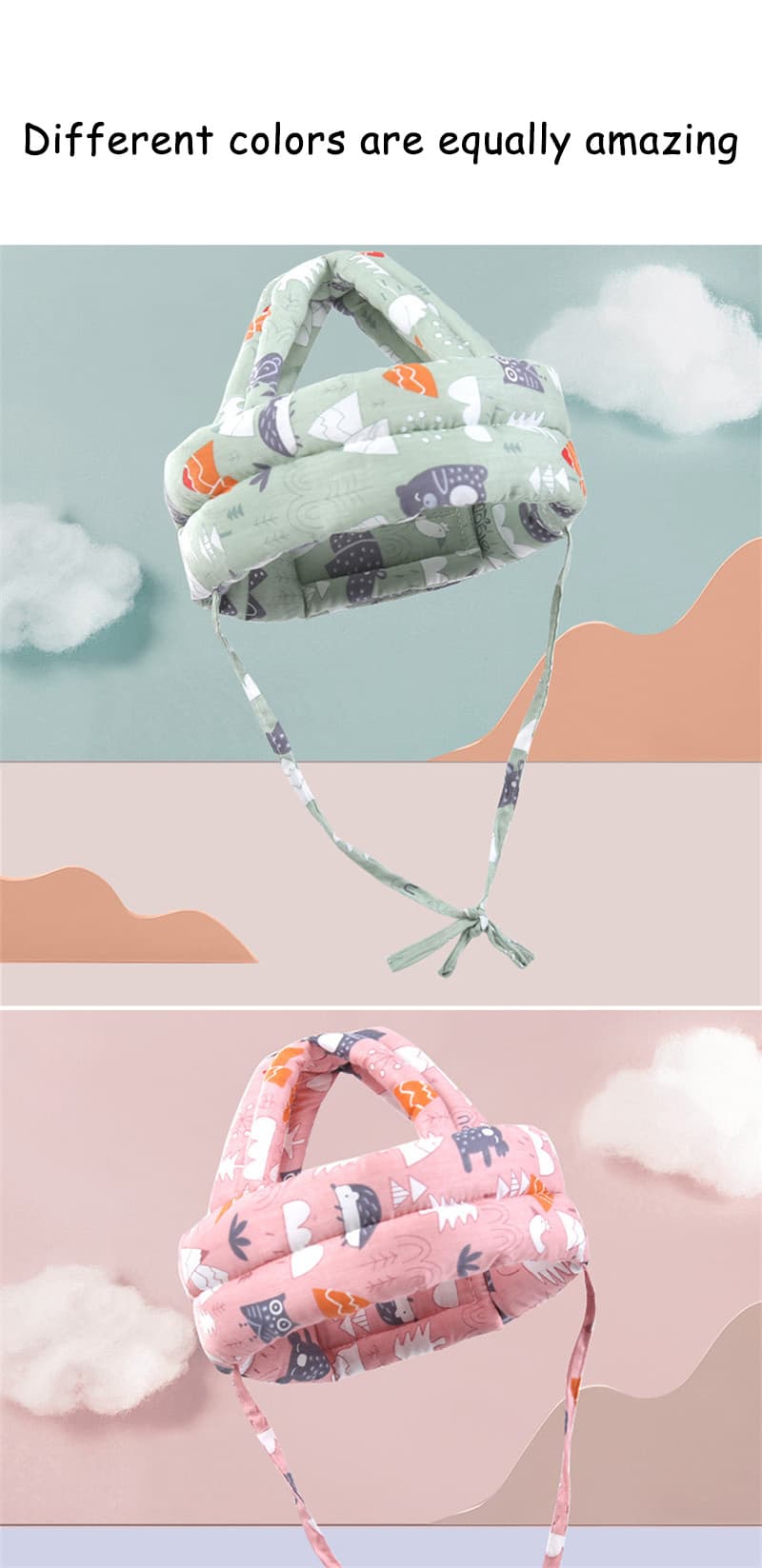 Casque De Sécurité 360° Pour Bébé De 6 A 24 Mois-Multicolor - Enfants - صورة 15