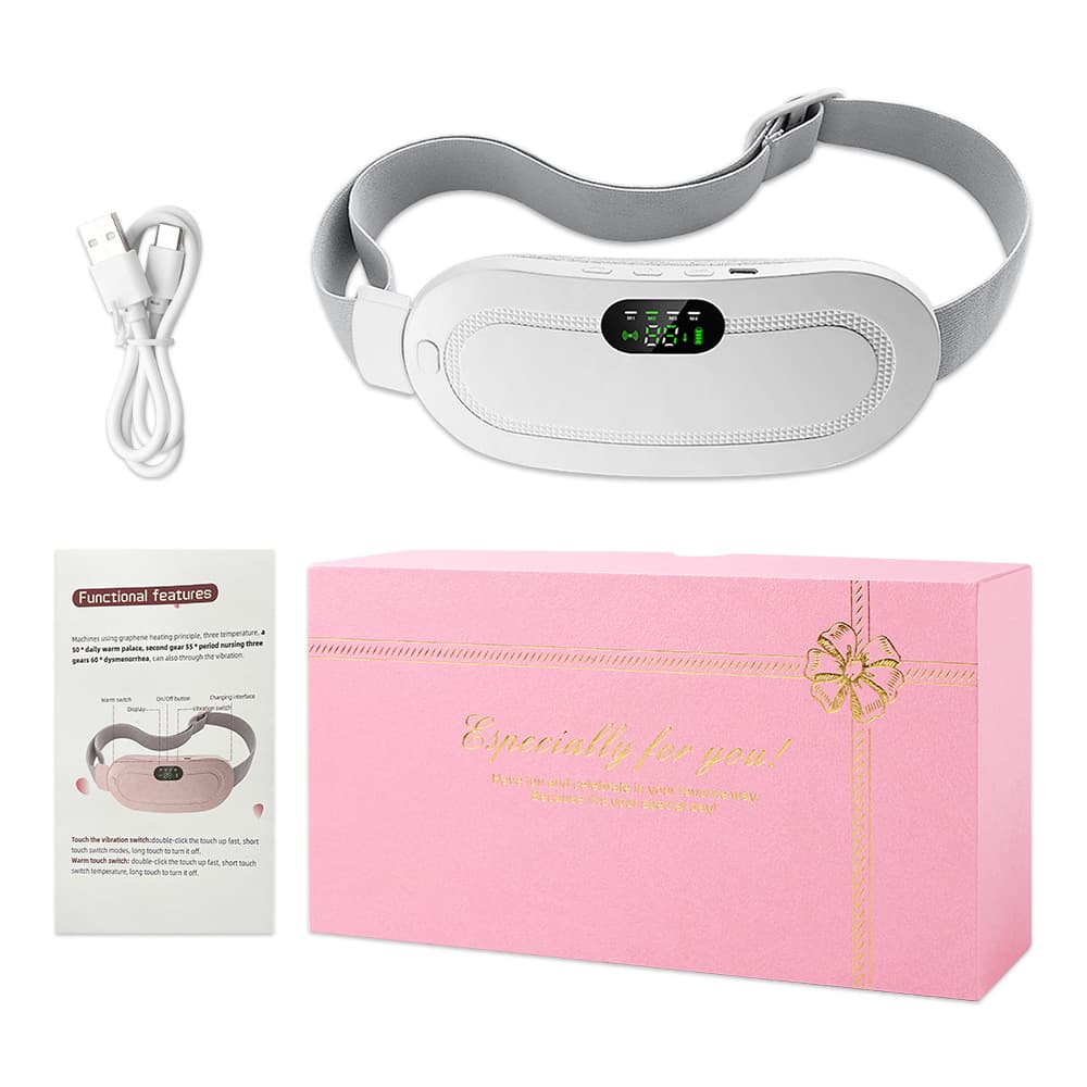 Coussin chauffant Portable menstruel pour soulagement de la douleur femme حزام هزاز ساخن لتسكين آلام الدورة الشهرية - Soins et Beauté - صورة 7