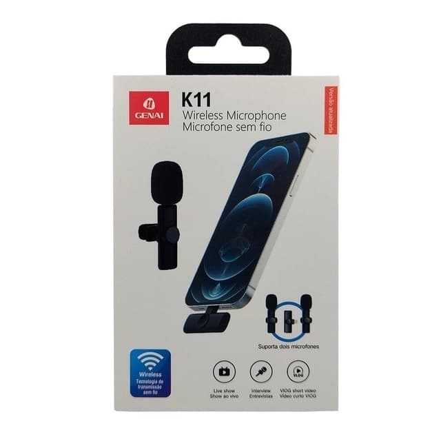 K11 Microphone-cravate sans fil Recording Audio Video Androïd / iPhone - Électronique - صورة 6