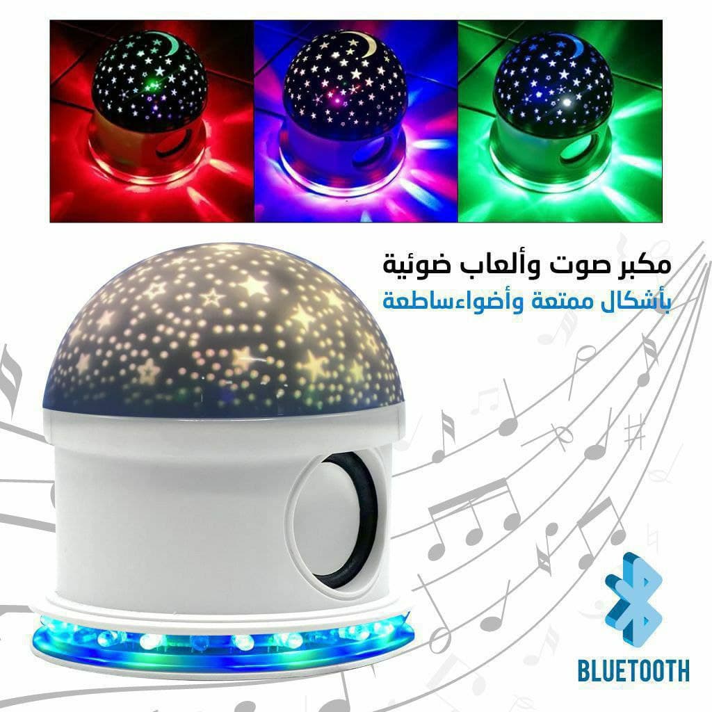 Ampoule LED Bluetooth Haut-parleur + effet jeux d lumière de scène magique - Électronique - صورة 1