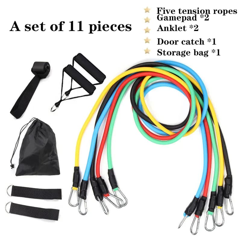 Ensemble de bandes de résistance 11 pcs équipement de Sports à domicile - Sport - صورة 6