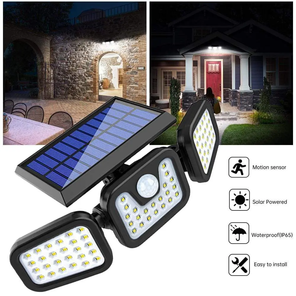 Lampe solaires d’extérieur etanche 112 LED Avec détecteur de mouvement FL-1725A - Maison - صورة 1