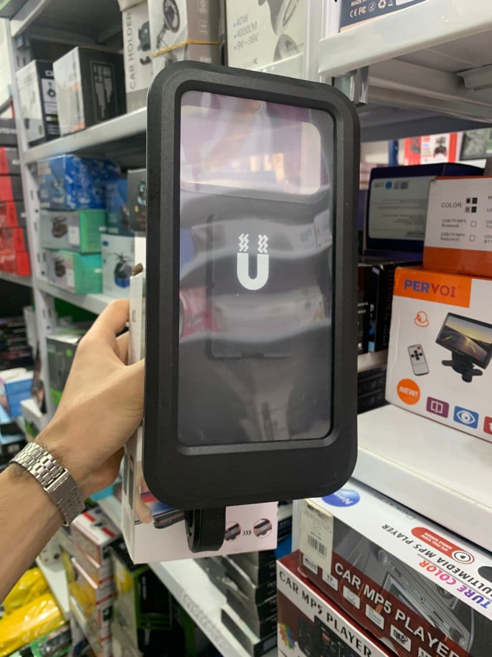 Support de téléphone portable étanche pour vélo moto réglable à 360 ° - Accessoires Auto/Moto - صورة حقيقية 8