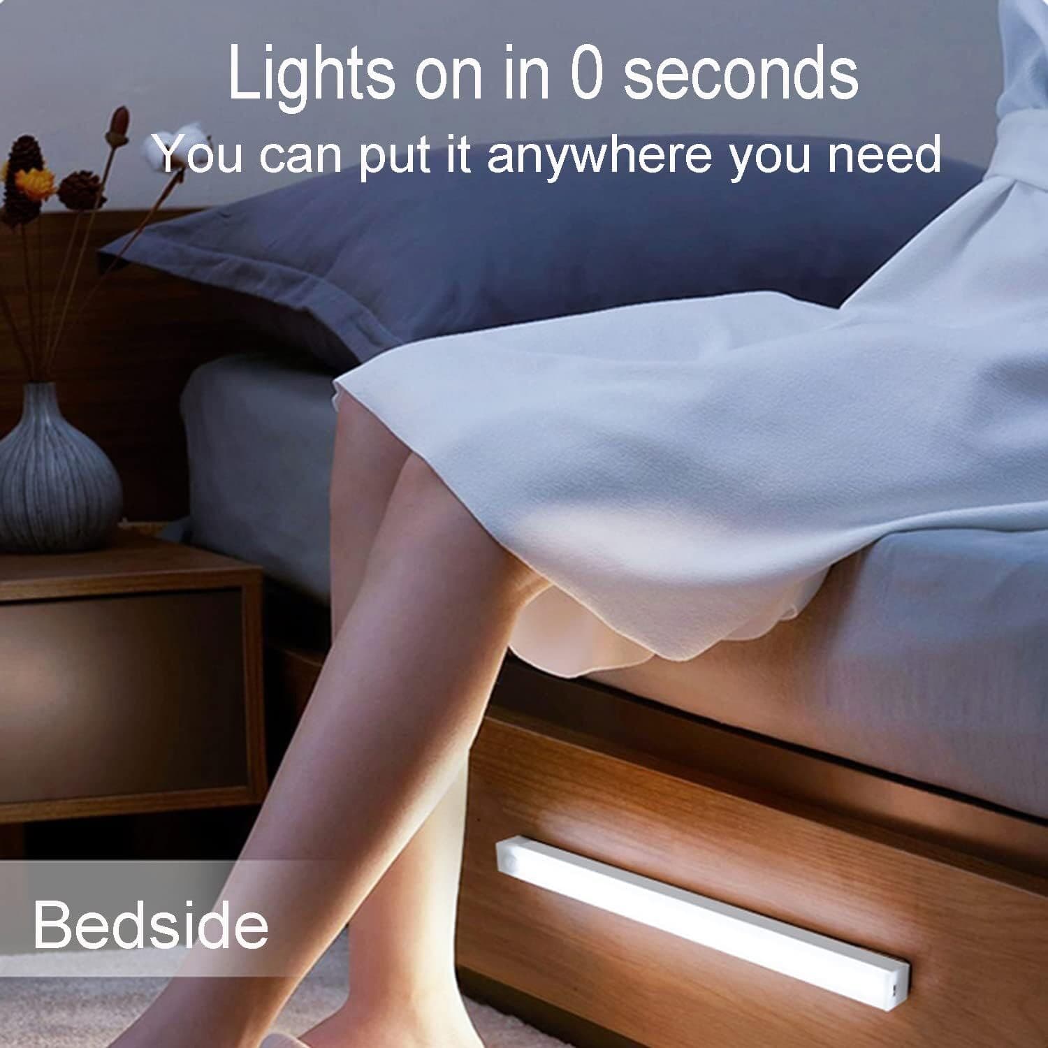 Lampe de Placard avec Detecteur de Mouvement Rechargeable et sans Fil - Décoration - صورة 1