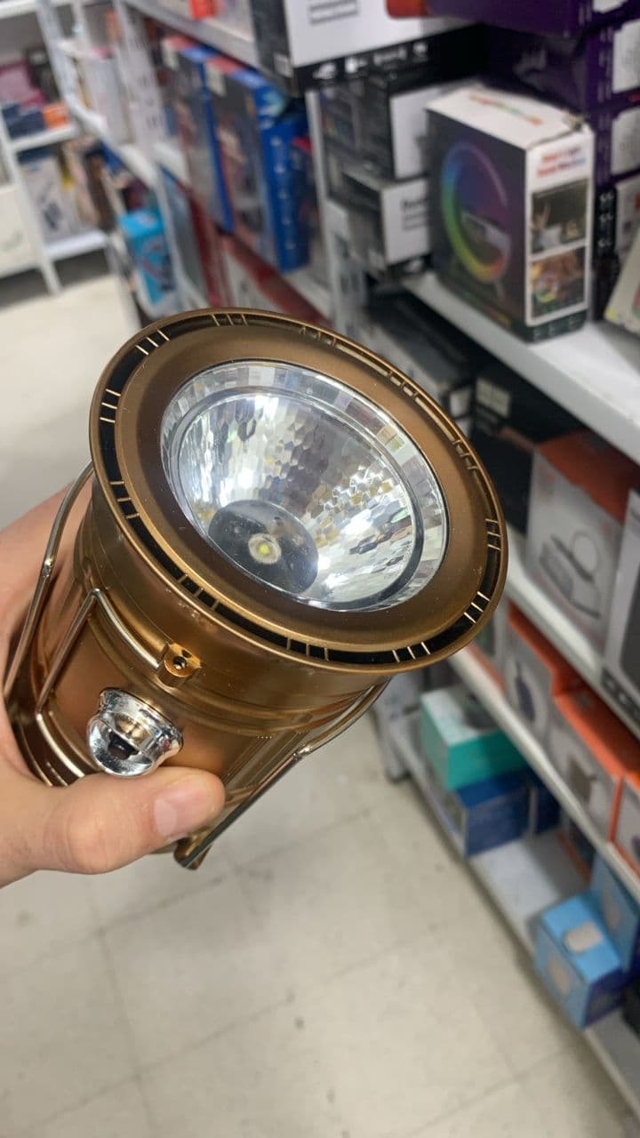 Lampe de Camping 2IN1 Rechargeable Solaire Pliable YD-3589 - Camping et Randonnée - صورة حقيقية 6
