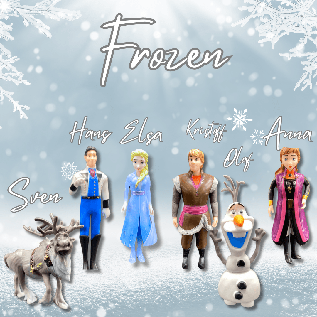 Ensemble de figurine Frozen 6 caractéres - Enfants - صورة 1
