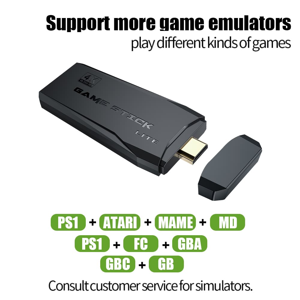 Console de jeu vidéo rétro avec 15000 jeux intégrés +2 manette sans fil 4K HDMI - Jouet & Gaming - صورة 2