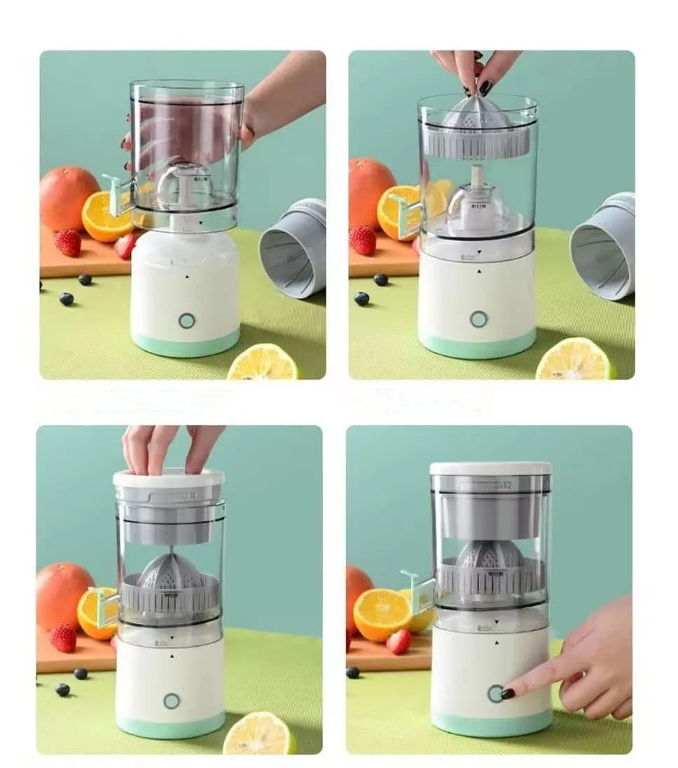 Presse-agrumes Portable sans fil multifonctionnel entièrement automatique rechargeable - Cuisine - صورة 11