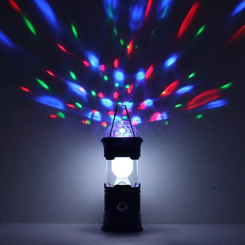 Camping light lantern 3IN1 multi-fonction Rechargeable lamp ,torch ,disco ball rotatif - Camping et Randonnée - صورة 4