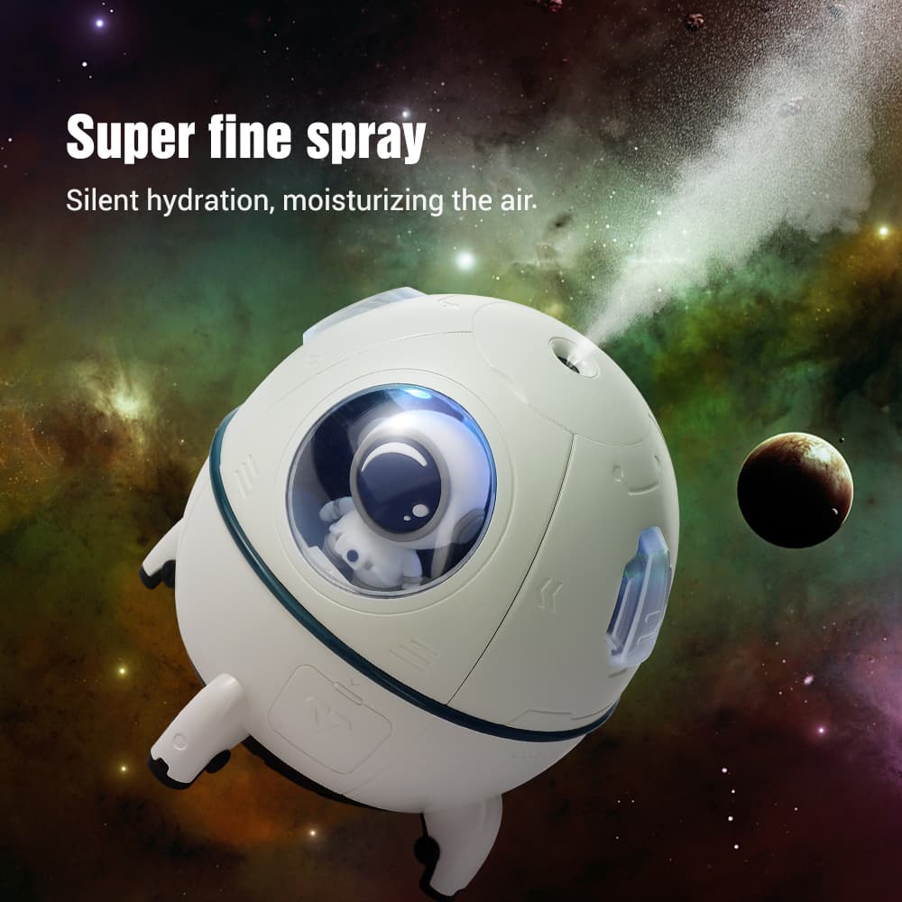 Humidificateur d'air électrique Spacecraft avec lumière LED - Maison - صورة 1