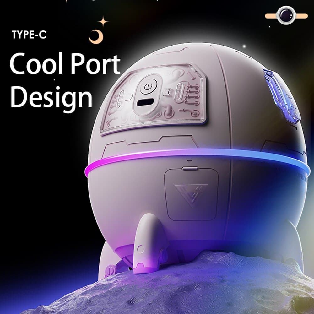 Humidificateur d'air électrique Spacecraft avec lumière LED - Maison - صورة 15