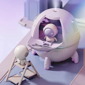 Humidificateur d'air électrique Spacecraft avec lumière LED - Maison - صورة 17