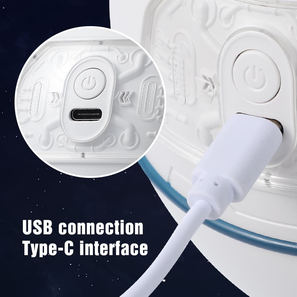 Humidificateur d'air électrique Spacecraft avec lumière LED - Maison - صورة 4