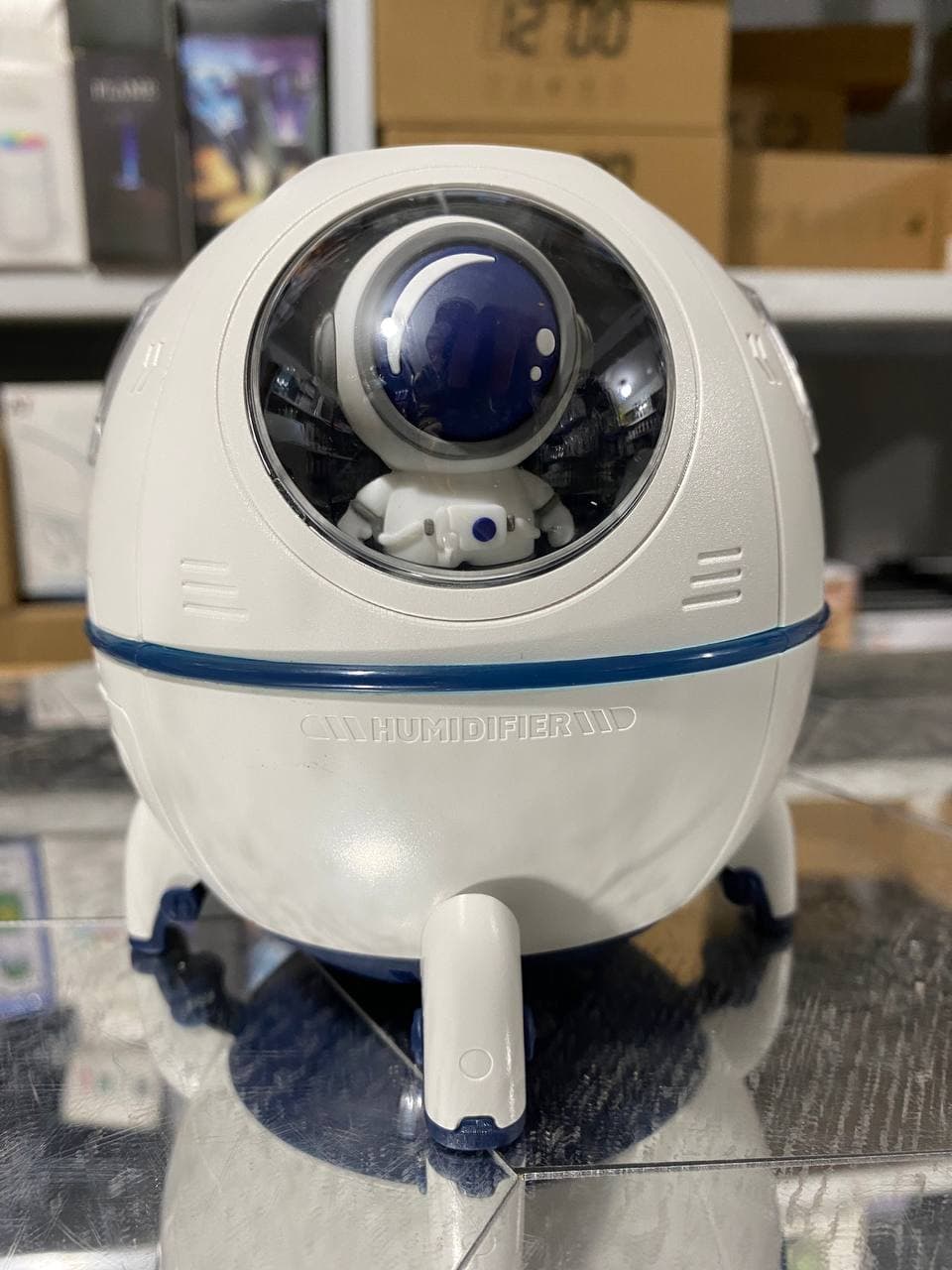 Humidificateur d'air électrique Spacecraft avec lumière LED - Maison - صورة حقيقية 23