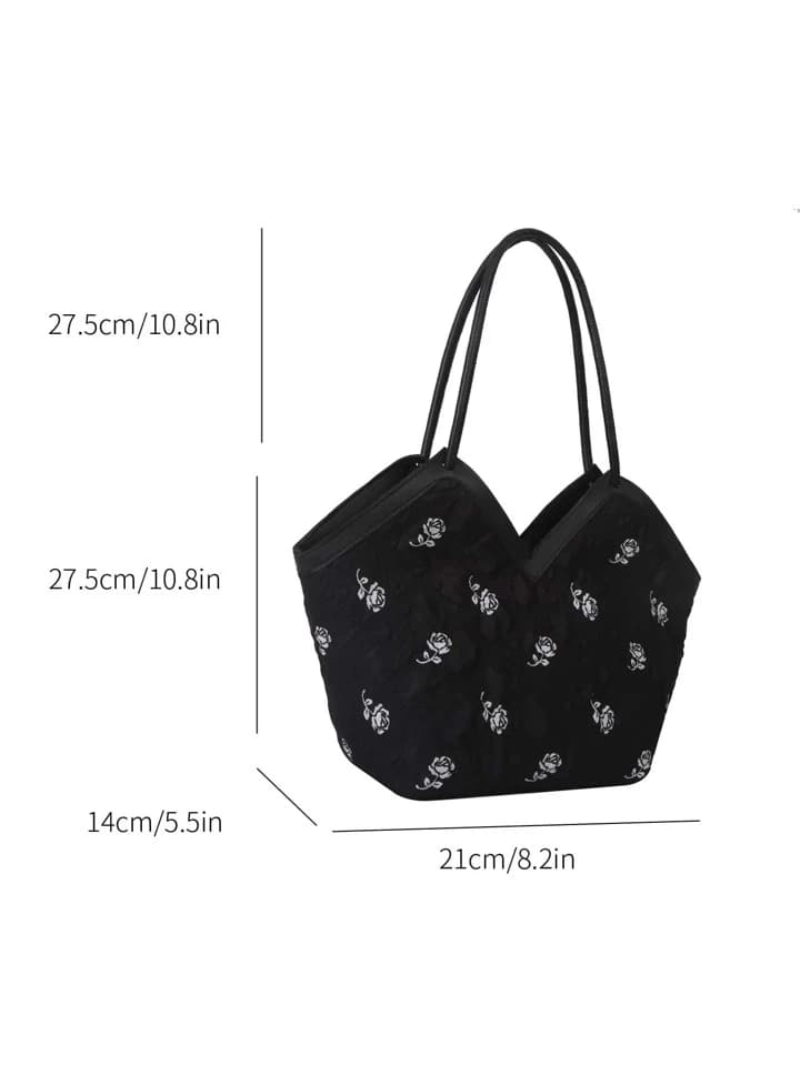 Sac à main pour femme motif a fleur - Sac à dos et Mode - صورة 7