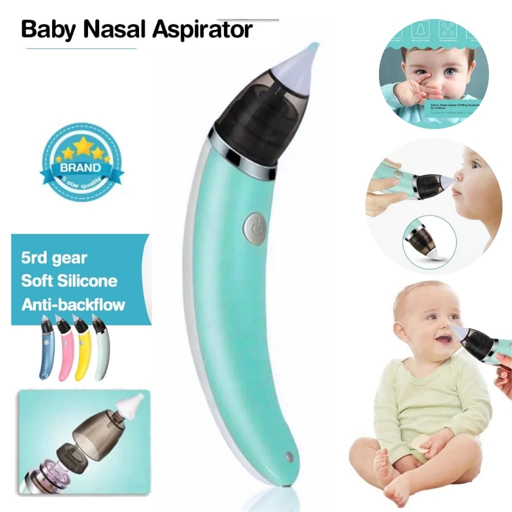 Mouche Nez, Aspirateur nasal électrique pour bébé 2 Tailles D'embouts - شفاطة الأنف الكهربائية للطفل - Maternité - صورة 1