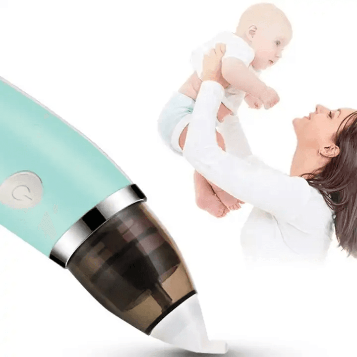 Mouche Nez, Aspirateur nasal électrique pour bébé 2 Tailles D'embouts - شفاطة الأنف الكهربائية للطفل - Maternité - صورة 4