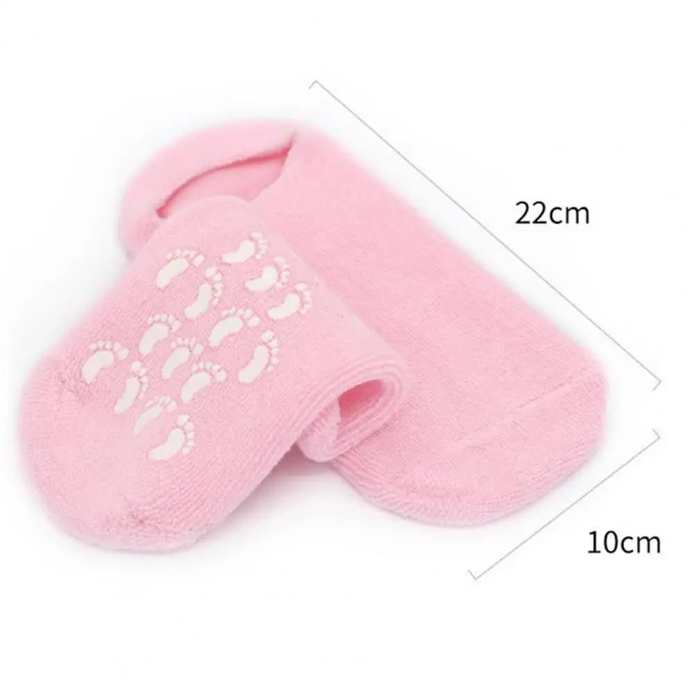 Chaussettes en Gel de Silicone réutilisables, masque pour les pieds, hydratant, blanchissant, exfoliant - جوارب من جل السيليكون لترطيب و تبييض و تقشيير القدم - Soins et Beauté - صورة 4