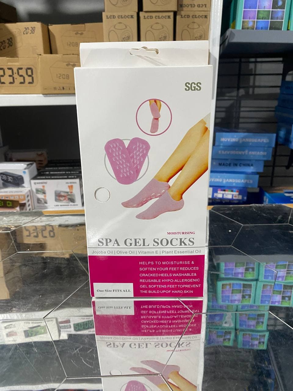 Chaussettes en Gel de Silicone réutilisables, masque pour les pieds, hydratant, blanchissant, exfoliant - جوارب من جل السيليكون لترطيب و تبييض و تقشيير القدم - Soins et Beauté - صورة حقيقية 8