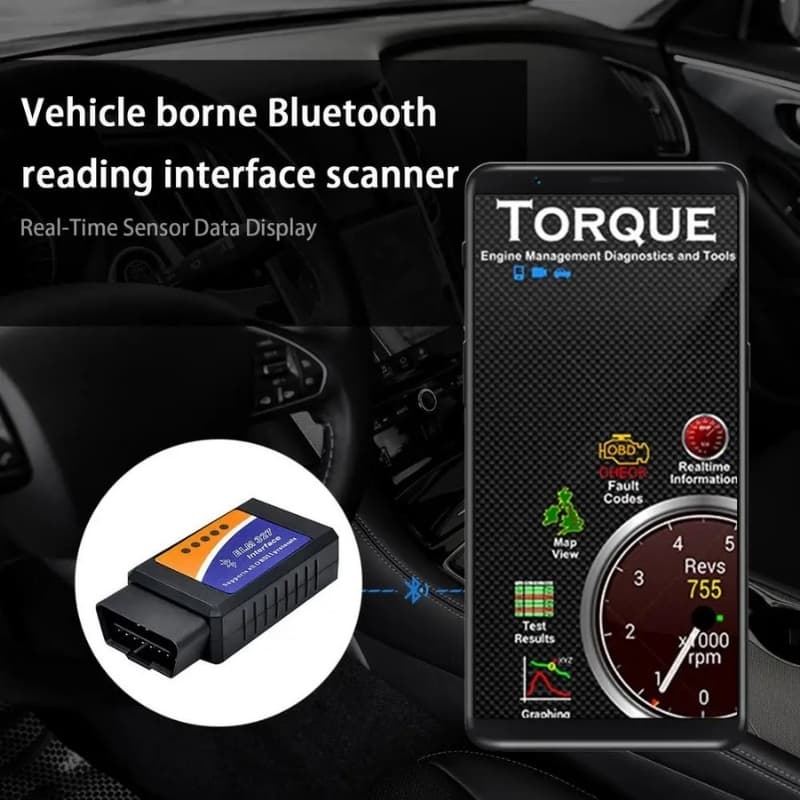 Outils de Diagnostic de Voiture, Scanner V1.5 OBD2, SAE J1850, Bluetooth/wifi, pour Android /ISO 9141 Vgate Icar2, Lecteur de Code - Accessoires Auto/Moto - صورة 3