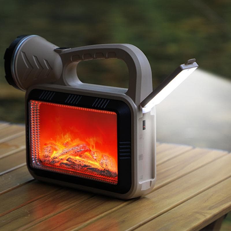 lampe de camping solaire LED à flamme d'atmosphère multifonction charge USB et Power-bank - Camping et Randonnée - صورة 5