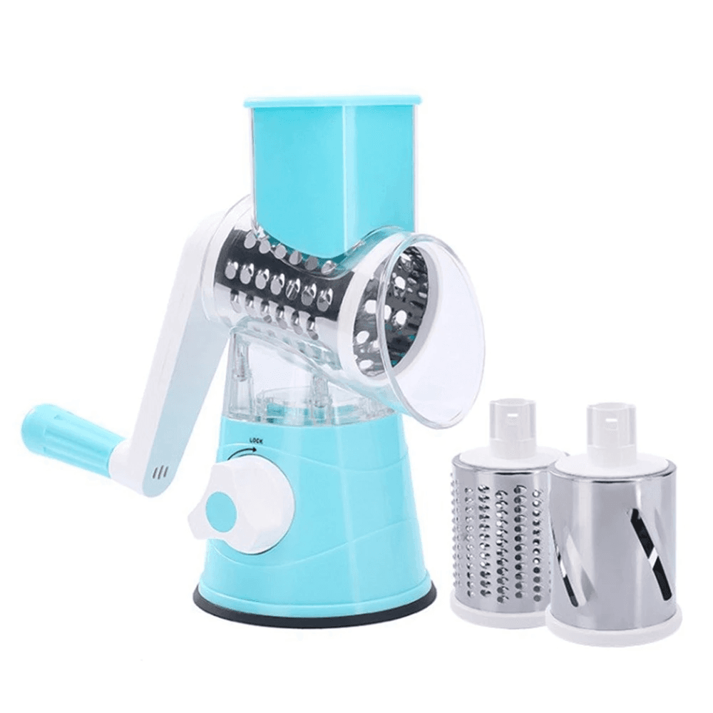 Coupe-légumes rotatif manuel multifonctionnel – الجهاز اليدوي المساعد مبشرة وقطاعة متعددة الاستعمالات للمكسرات والخضار والجبن - Cuisine - صورة 3