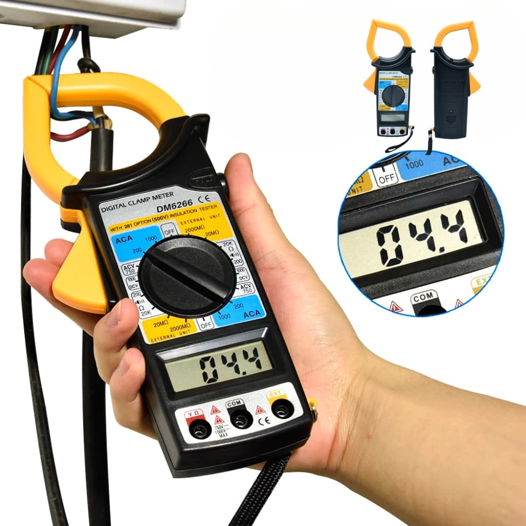 Multimètre à pince numérique Portable DM-6266 - Outillage et Bricolage - صورة 1