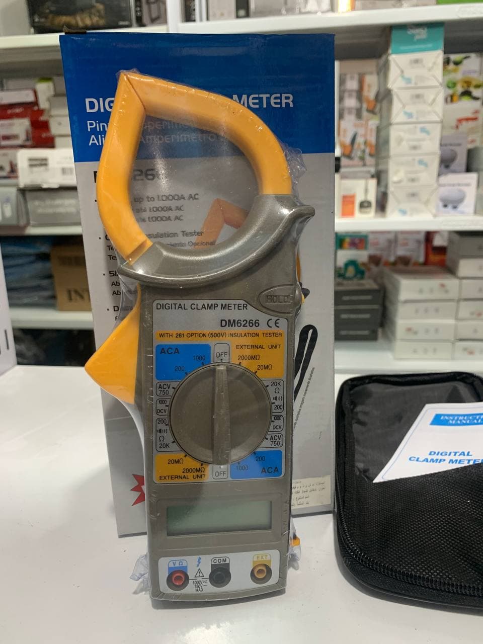 Multimètre à pince numérique Portable DM-6266 - Outillage et Bricolage - صورة حقيقية 8