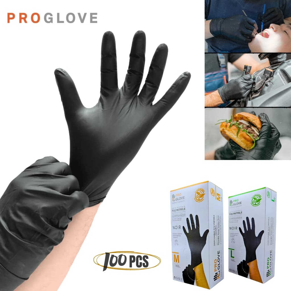 Paquet de 100 Pcs Gants de Protection en Polynitrile – Pro Glove - Cuisine - صورة 1