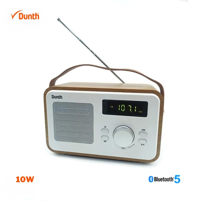 Radio Vintage et haut parleur bluetooth 5.0 Couleur bois 1200mAh , AUX , USB - Électronique - صورة 1