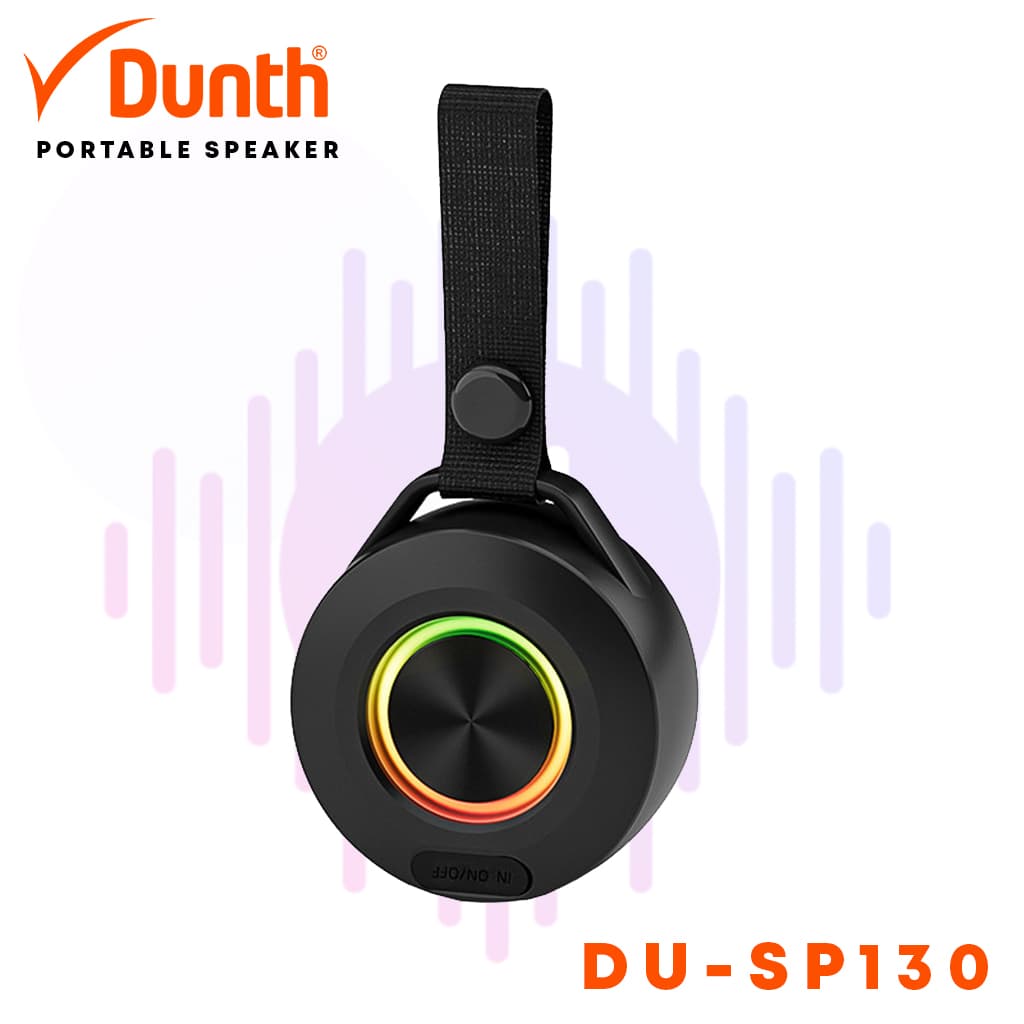 Mini ampli haut parleur sans fil à batterie rechargable, bluetooth 1800W DUNTH DU-SP130 - Électronique - صورة 1
