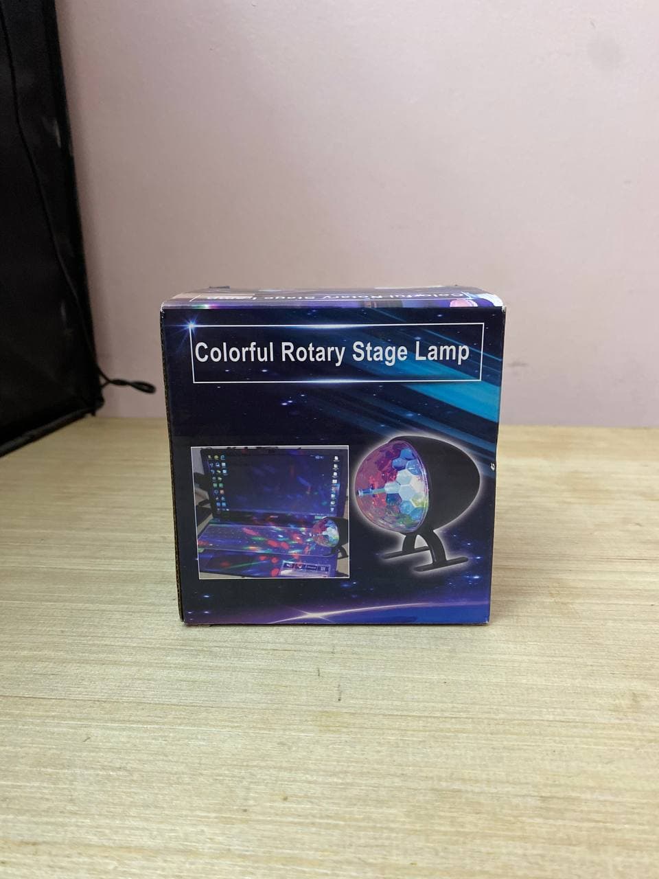Boule magique rotative colorée RGB, lumière de scène - Décoration - صورة حقيقية 5
