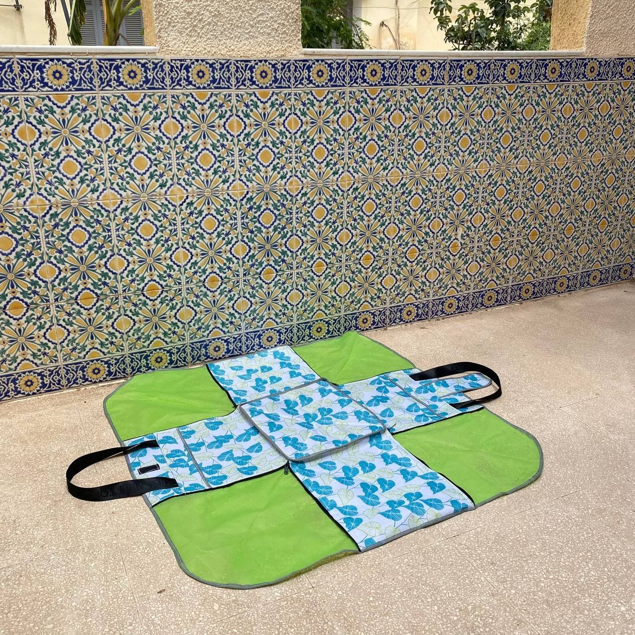 Sac de Camping Transformable en Tapis, Grande Capacité - Camping et Randonnée - صورة حقيقية 7