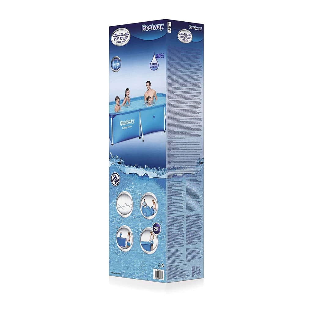 Steel Pro™ Piscine Rectangulaire 300 x 201 x 66cm Bestway - Divers - صورة 2