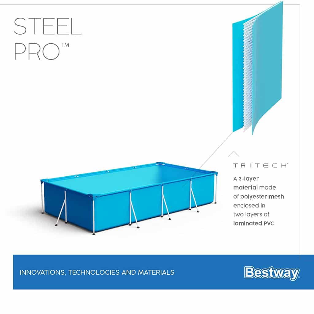 Steel Pro™ Piscine Rectangulaire 300 x 201 x 66cm Bestway - Divers - صورة 3