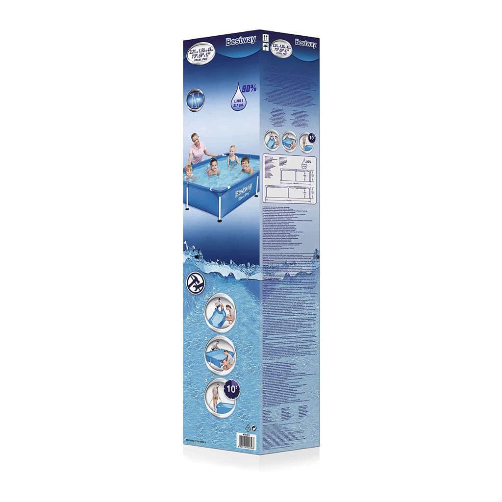 Steel Pro™ Piscine Rectangulaire 221 x 150 x 43cm Bestway 56401 - Divers - صورة 5