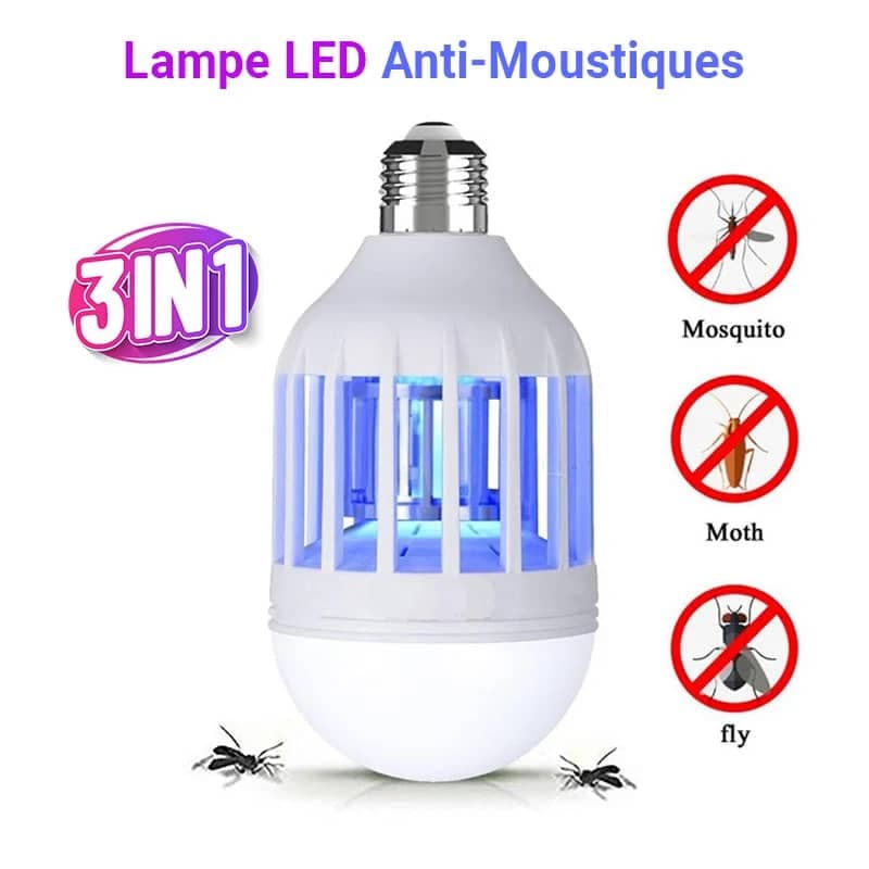 Ampoule LED Écomnomique anti-moustiques 3 en 1 E27 AC220V - Électronique - صورة 1