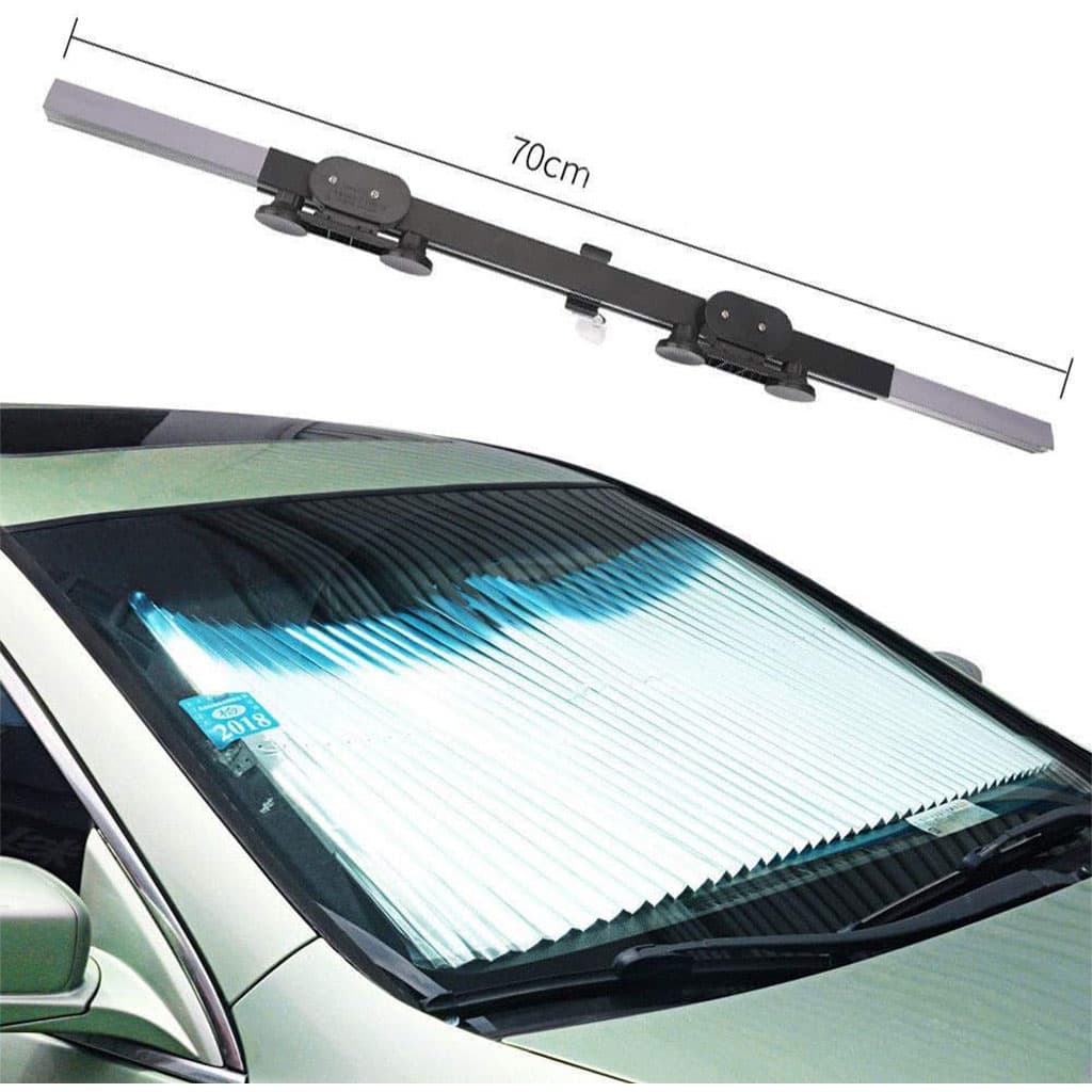 Pare-soleil pour Pare-Brise et Toit de Voitures Rétractable, facile à installer Universel - Accessoires Auto/Moto - صورة 7