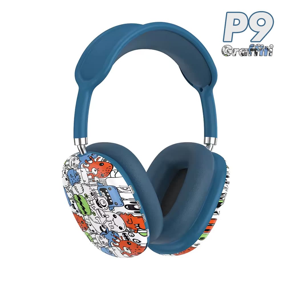P9 Graffiti Casque Bluetooth Sans Fil V5.0 - Électronique - صورة 1